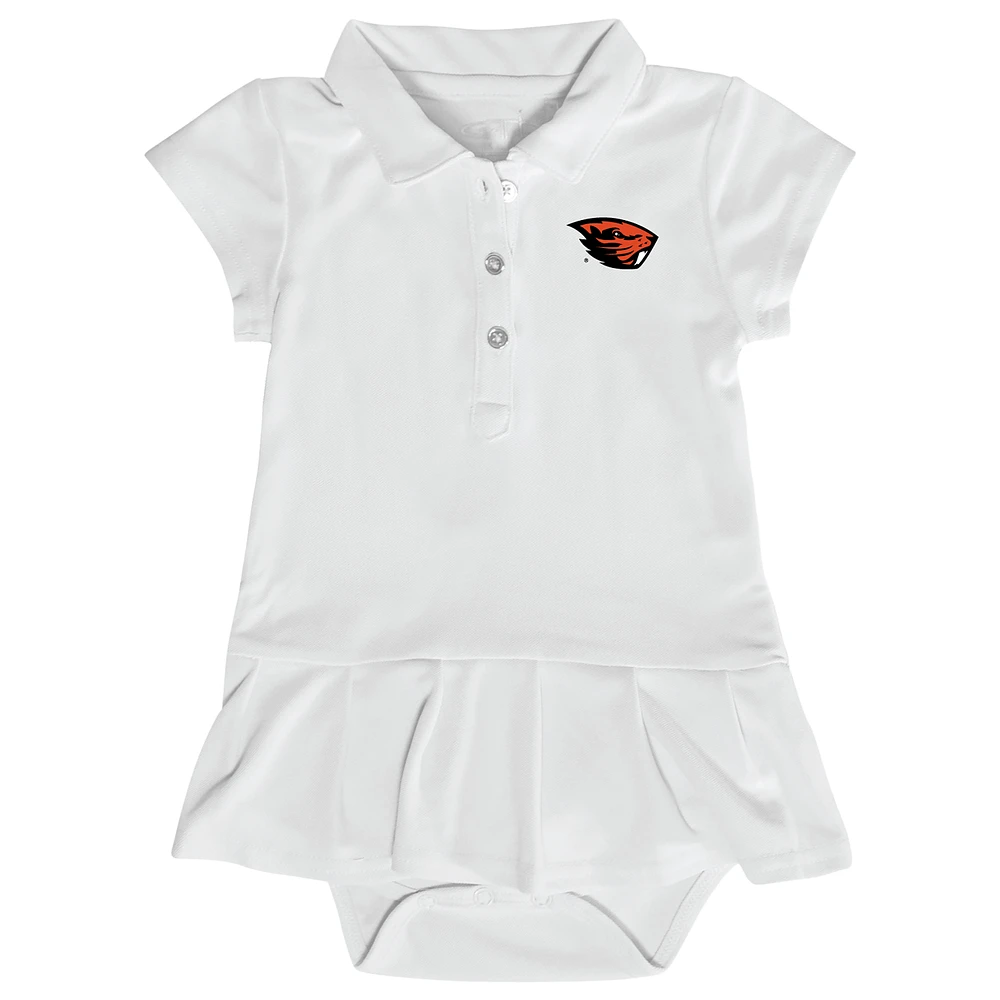 Infant Garb White Oregon State Beavers Caroline Bodysuit Dress