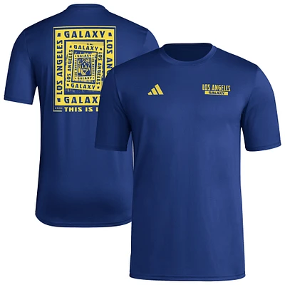 Men's adidas Navy LA Galaxy Local Wrap T-Shirt