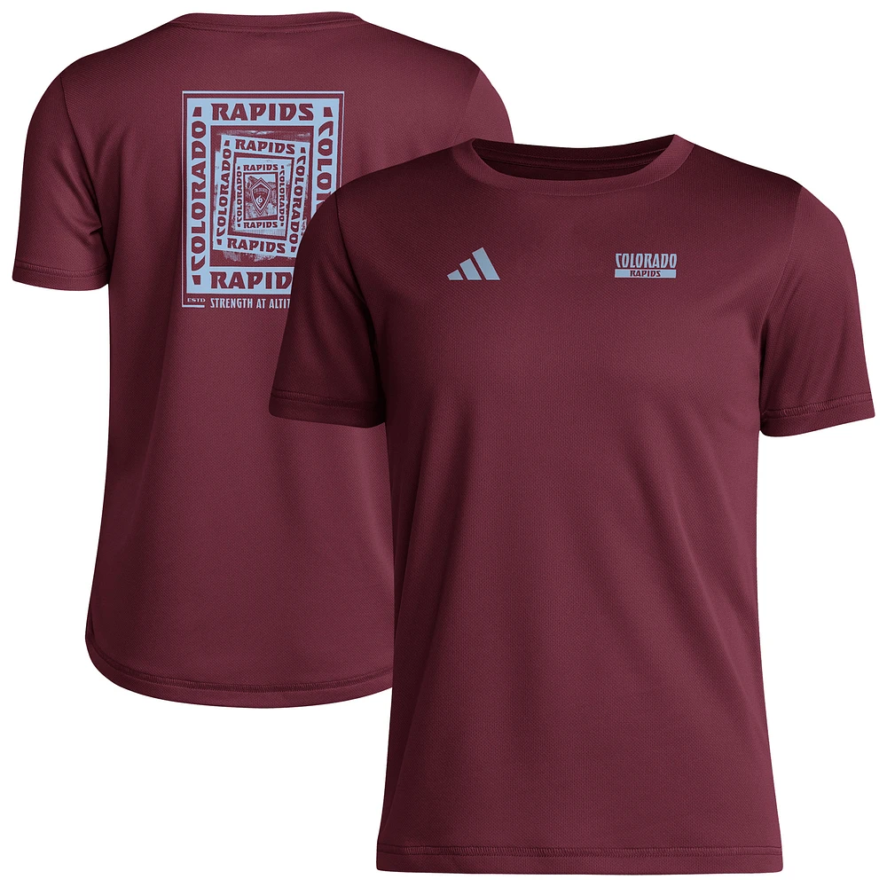 Youth adidas Red Colorado Rapids Local Wrap T-Shirt