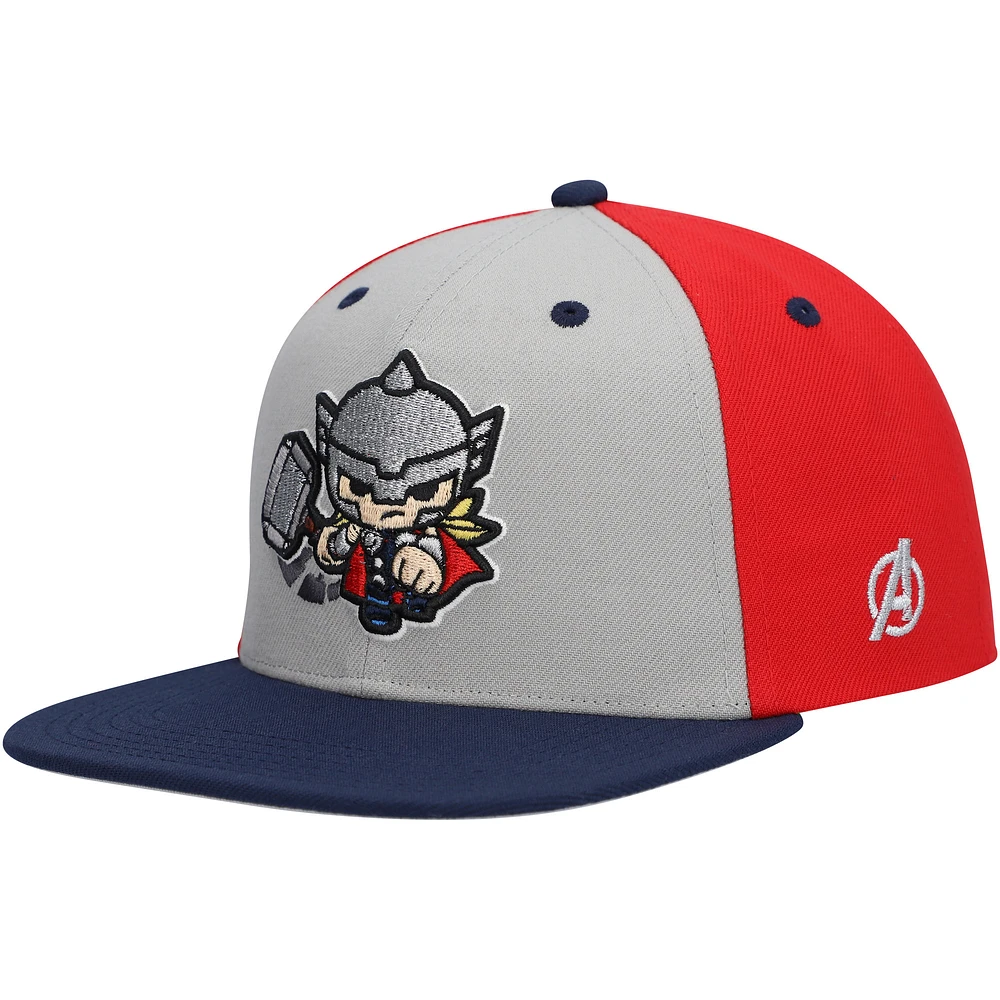 Youth Gray Thor Chibi Glow-in-the-Dark Snapback Hat