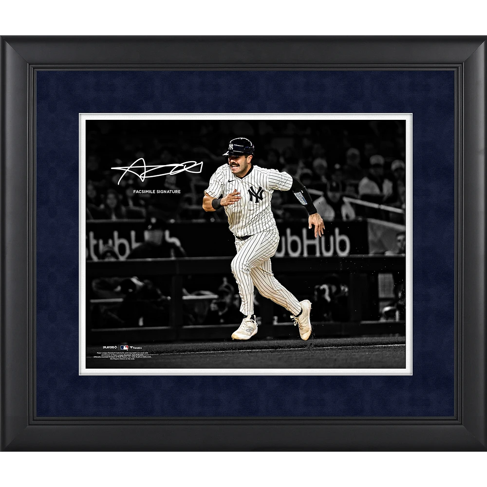 Austin Wells New York Yankees Facsimile Signature Framed 11" x 14" Spotlight Photograph