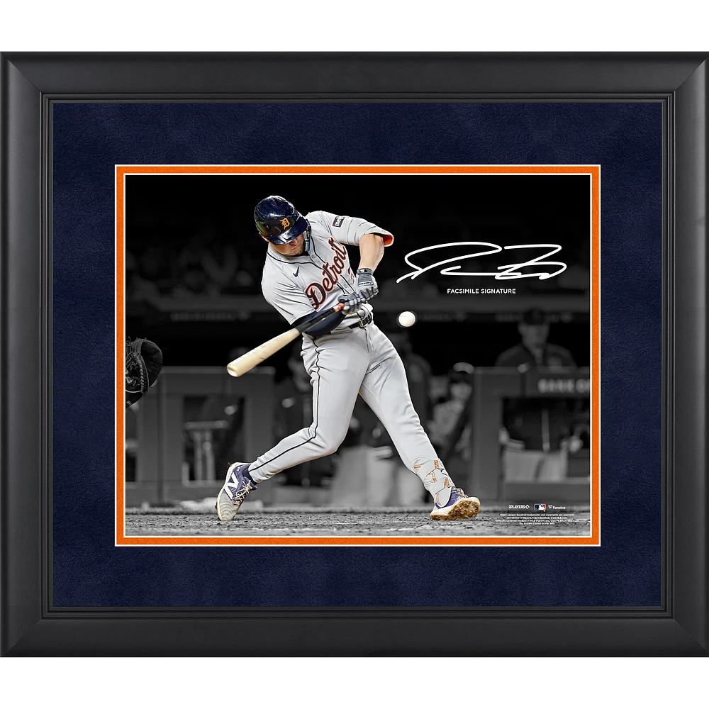 Spencer Torkelson Detroit Tigers Facsimile Signature Framed 11" x 14" Spotlight Photograph
