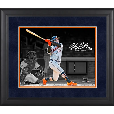 Kerry Carpenter Detroit Tigers Facsimile Signature Framed 11" x 14" Spotlight Photograph