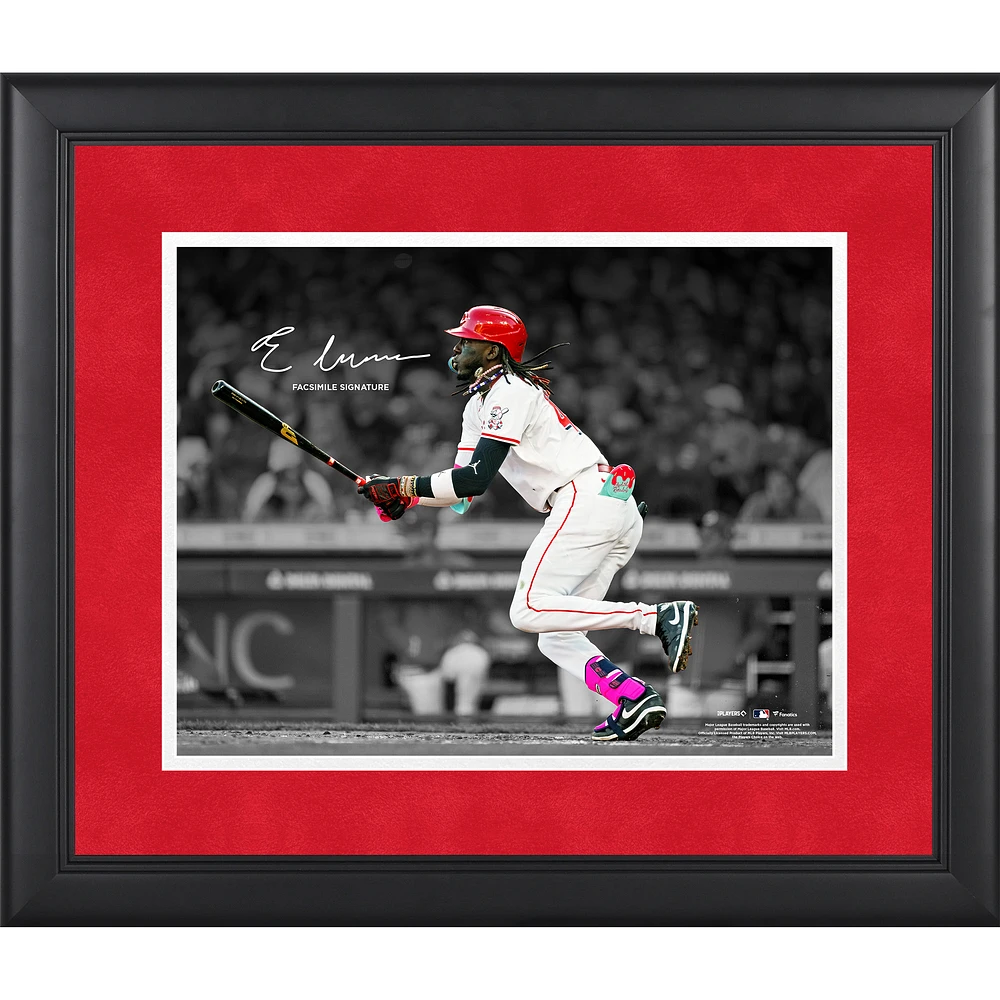 Elly De La Cruz Cincinnati Reds Facsimile Signature Framed 11" x 14" Spotlight Photograph
