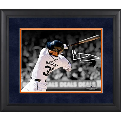 Riley Greene Detroit Tigers Facsimile Signature Framed 11" x 14" Spotlight Photograph