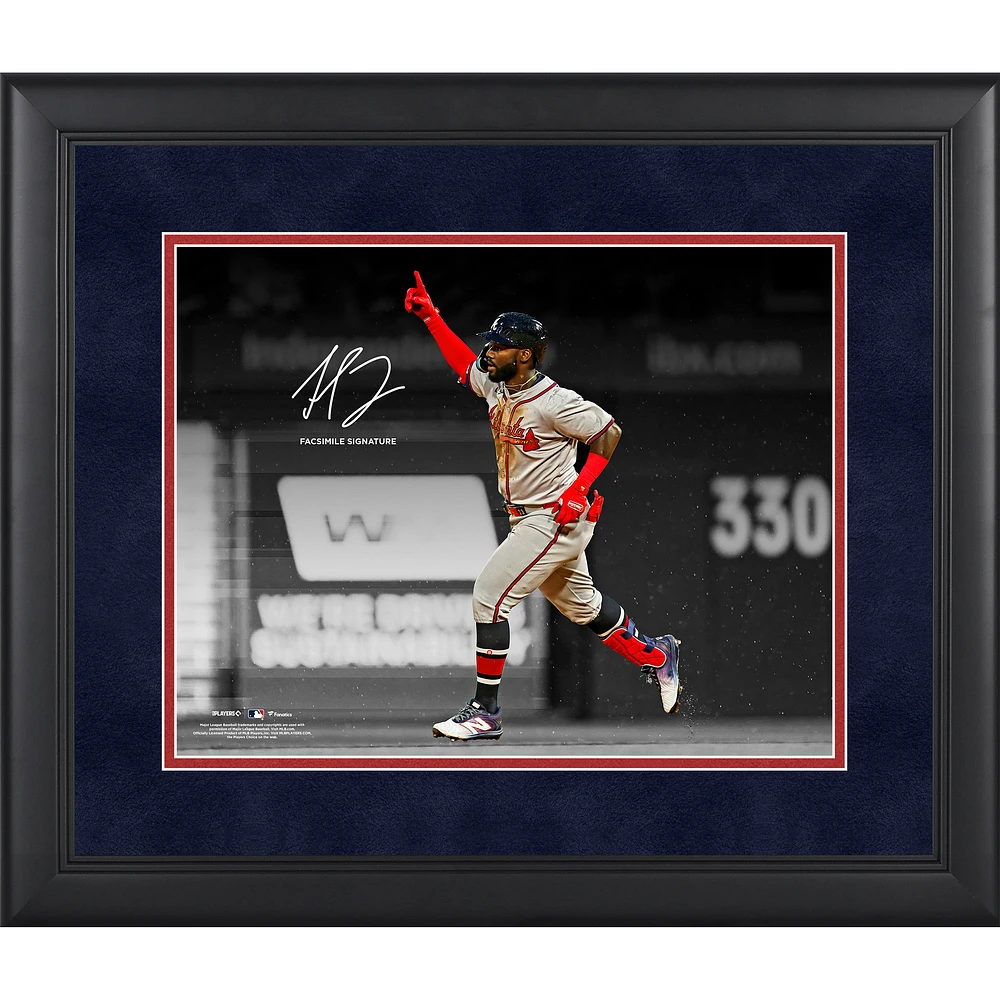 Michael Harris II Atlanta Braves Facsimile Signature Framed 11" x 14" Spotlight Photograph