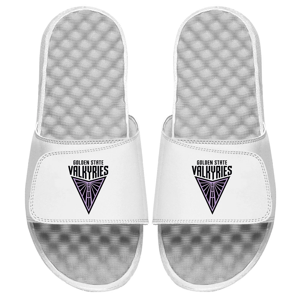 Unisex ISlide Celestial White Golden State Valkyries Global Logo Slide Sandals