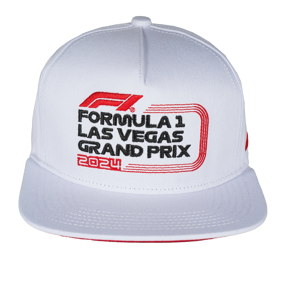 Unisex White 2024 Las Vegas Grand Prix Classic Adjustable Hat