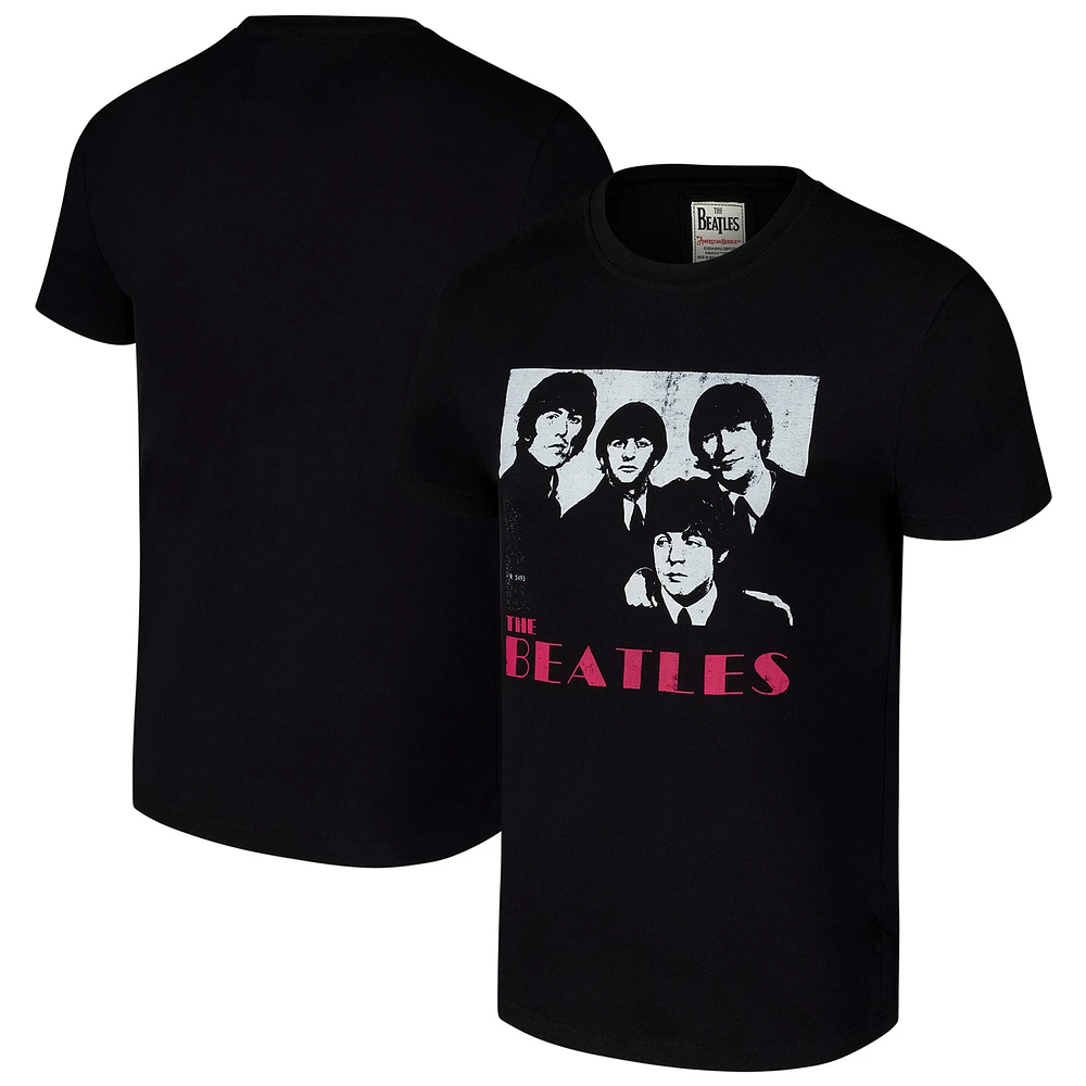 Men's American Needle Black The Beatles Brass Tacks T-Shirt