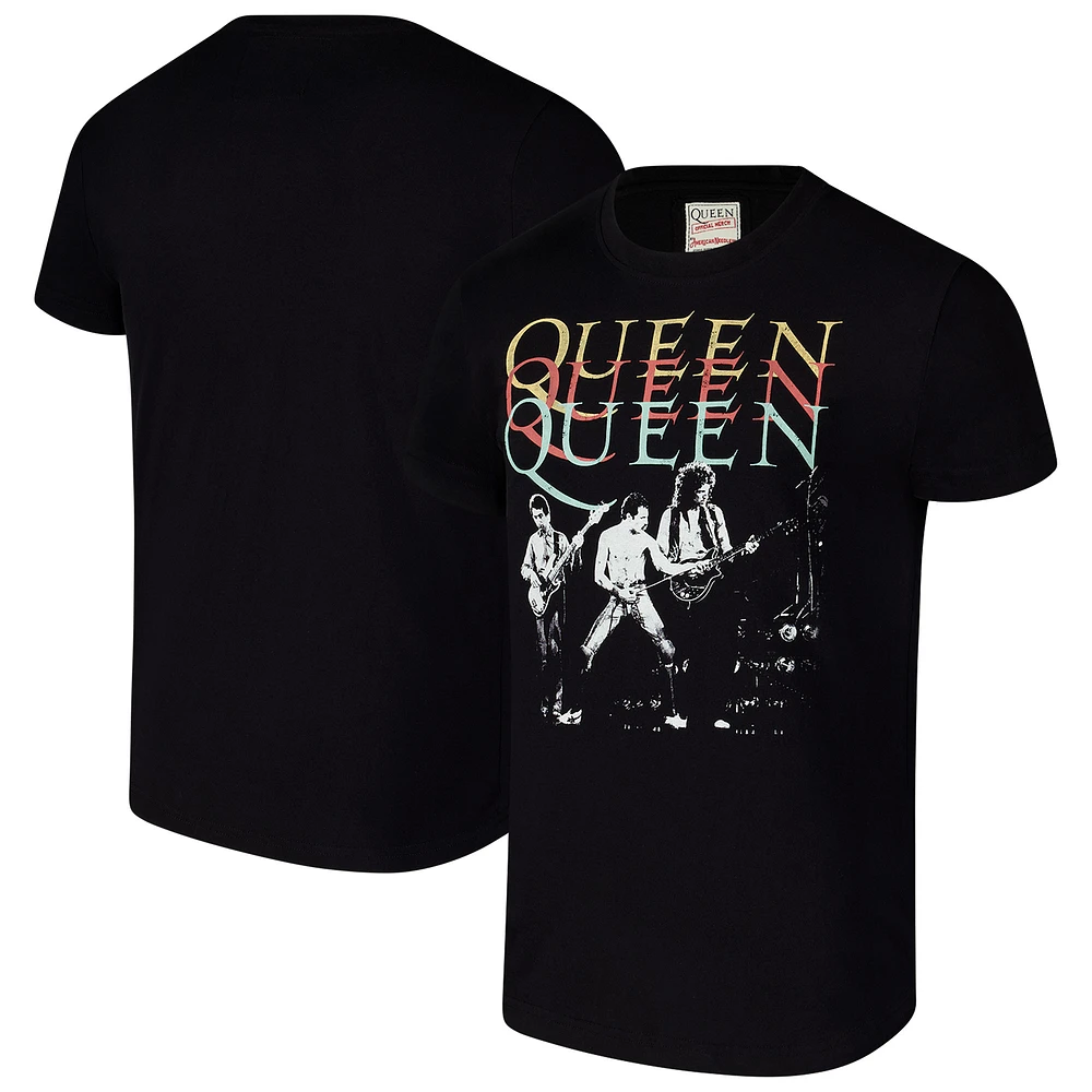Men's American Needle Black Queen Brass Tacks T-Shirt