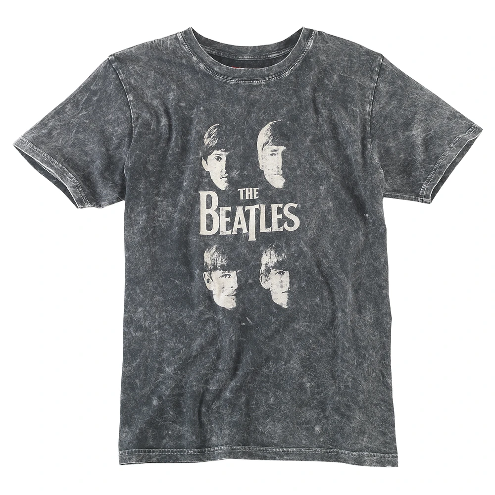 Men's American Needle Black The Beatles Mineral T-Shirt