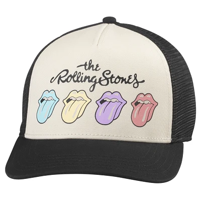 Men's American Needle Cream/Black Rolling Stones Sinclair Adjustable Hat