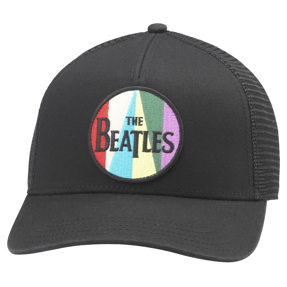 Men's American Needle Black The Beatles Valin Snapback Hat