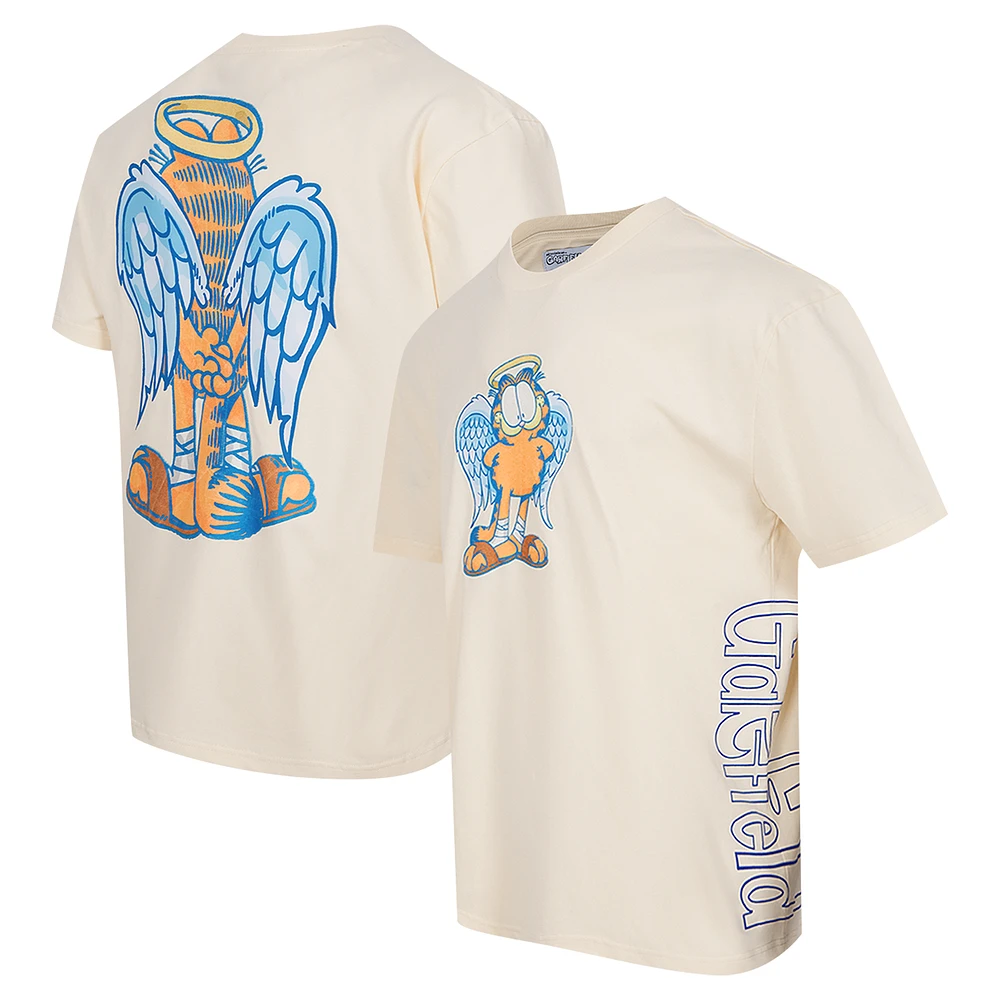 Men's Freeze Max Cream Garfield Angel Loose Fit T-Shirt
