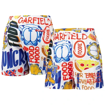 Men's Freeze Max White Garfield Foodie Shorts