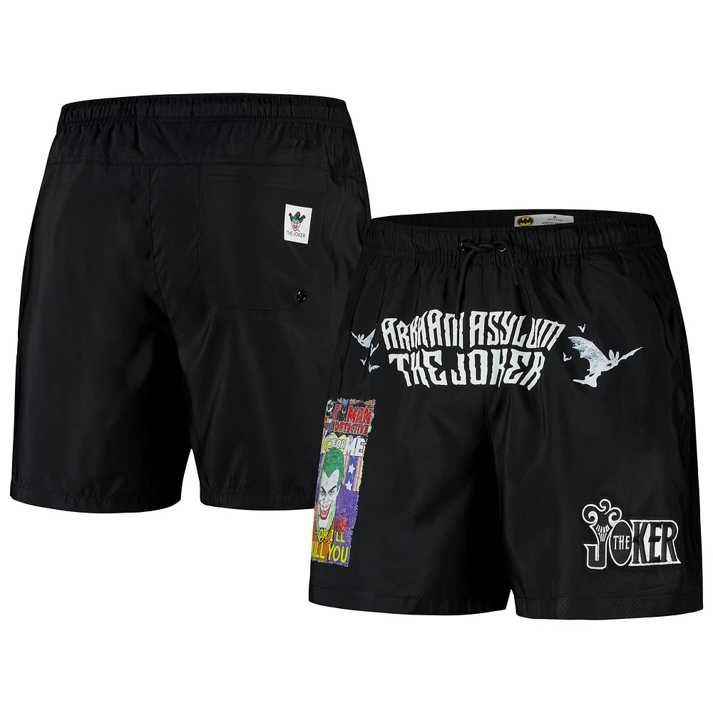 Men's Freeze Max The Joker Black Batman Comics Arkham Asylum Shorts