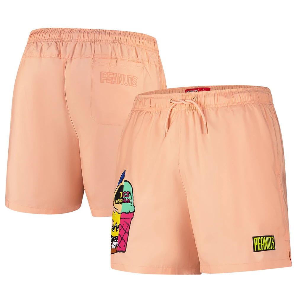 Men's Freeze Max Charlie Brown Orange Peanuts Ice Scream Shorts