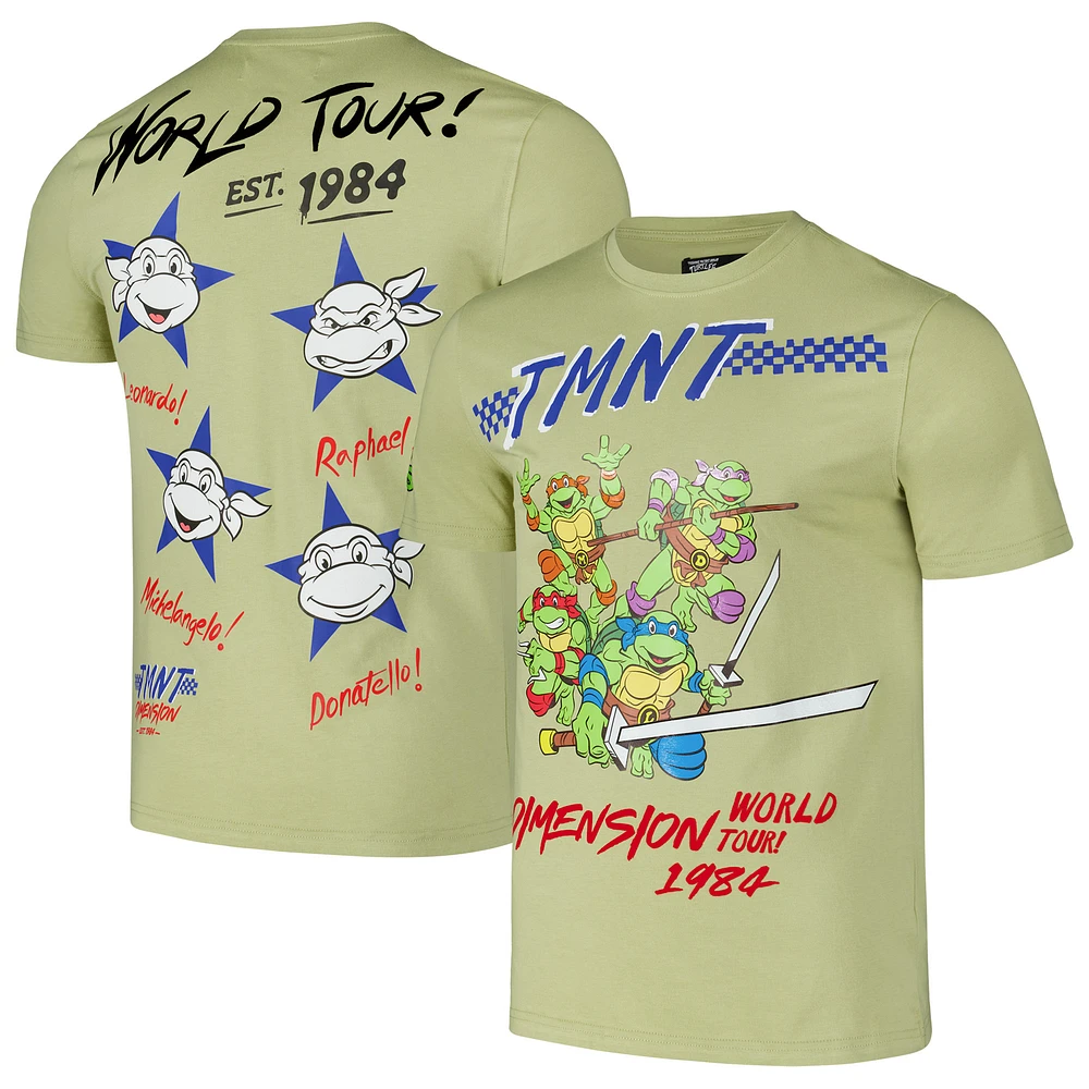 Men's Freeze Max Green Teenage Mutant Ninja Turtles Dimension World Tour 1984 T-Shirt