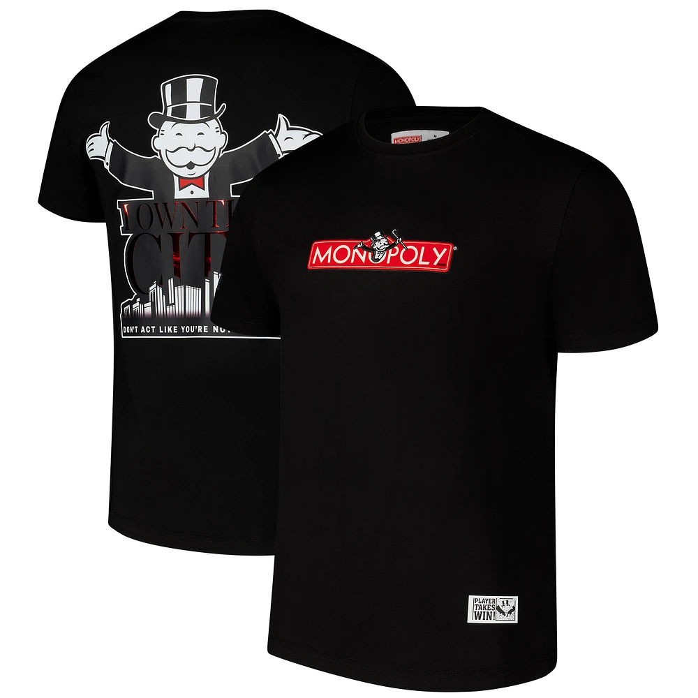 Men's Freeze Max Black Monopoly I Own This City T-Shirt