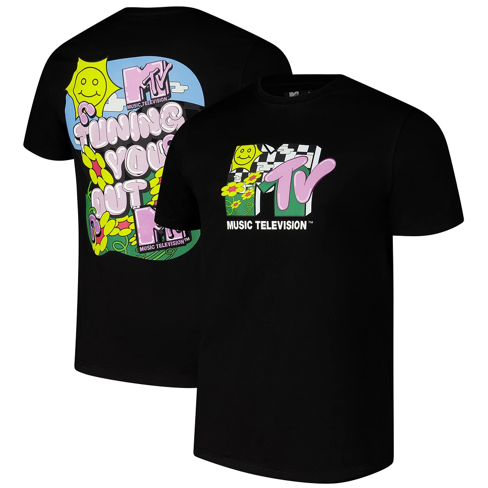 Men's Freeze Max Black MTV Tuning You Out T-Shirt