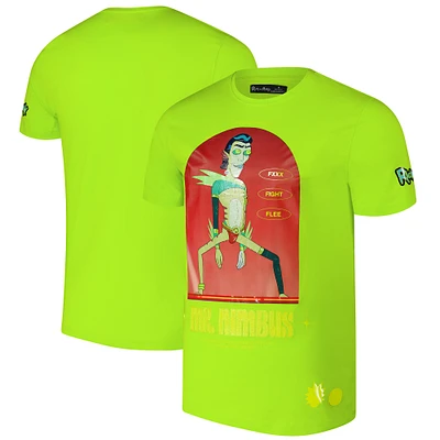 Men's Freeze Max Neon Green Rick And Morty Mr. Nimbus T-Shirt