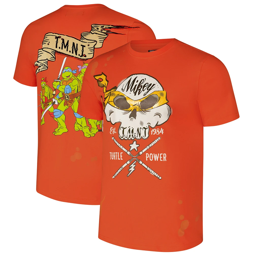 Men's Freeze Max Orange Teenage Mutant Ninja Turtles Turtle Power T-Shirt