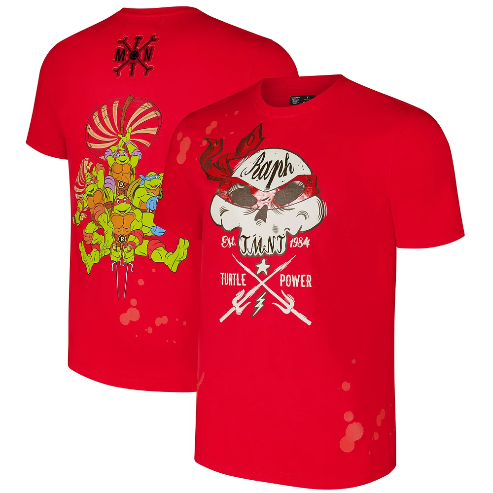 Men's Freeze Max Red Teenage Mutant Ninja Turtles Turtle Power T-Shirt