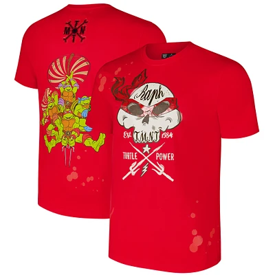Men's Freeze Max Red Teenage Mutant Ninja Turtles Turtle Power T-Shirt