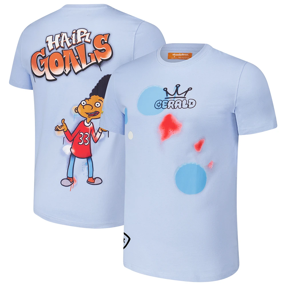 Men's Freeze Max Light Blue Hey Arnold! Hair Goals T-Shirt