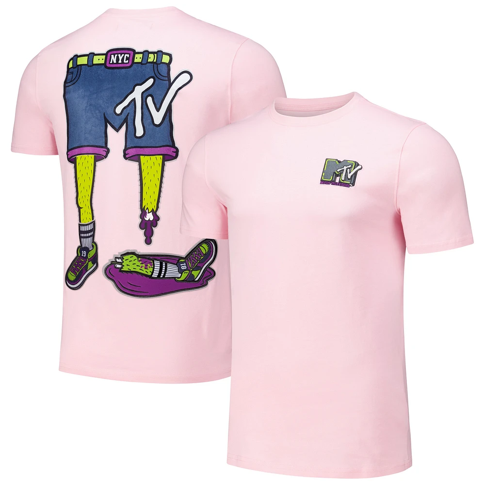 Men's Freeze Max Pink MTV Zombie Regular Fit T-Shirt