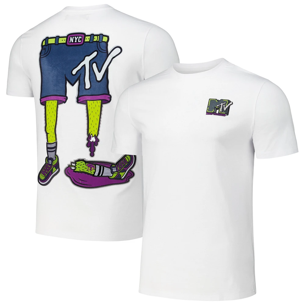 Men's Freeze Max White MTV Zombie Regular Fit T-Shirt