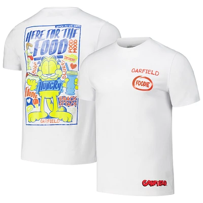 Men's Freeze Max White Garfield Foodie Regular Fit T-Shirt