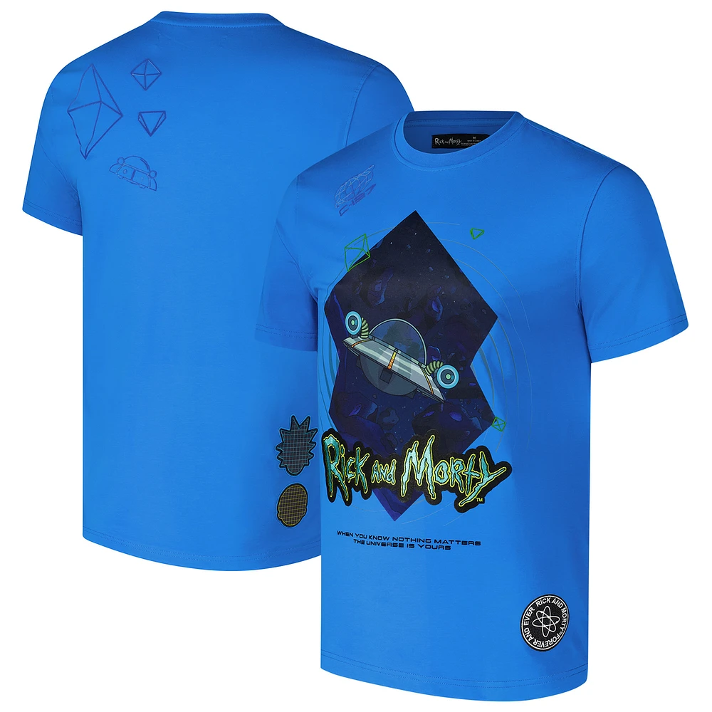 Men's Freeze Max Blue Rick And Morty Nothing Matters T-Shirt