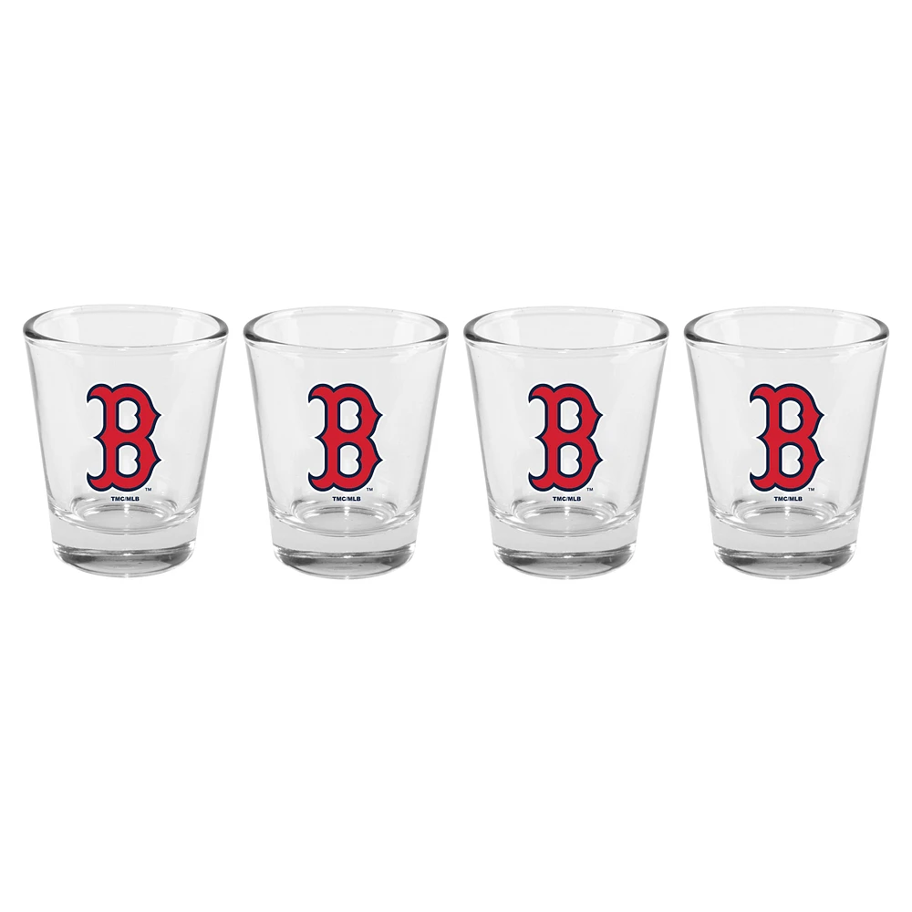 The Memory Company Boston Red Sox 4-Pack 2oz. Shot Glass Set