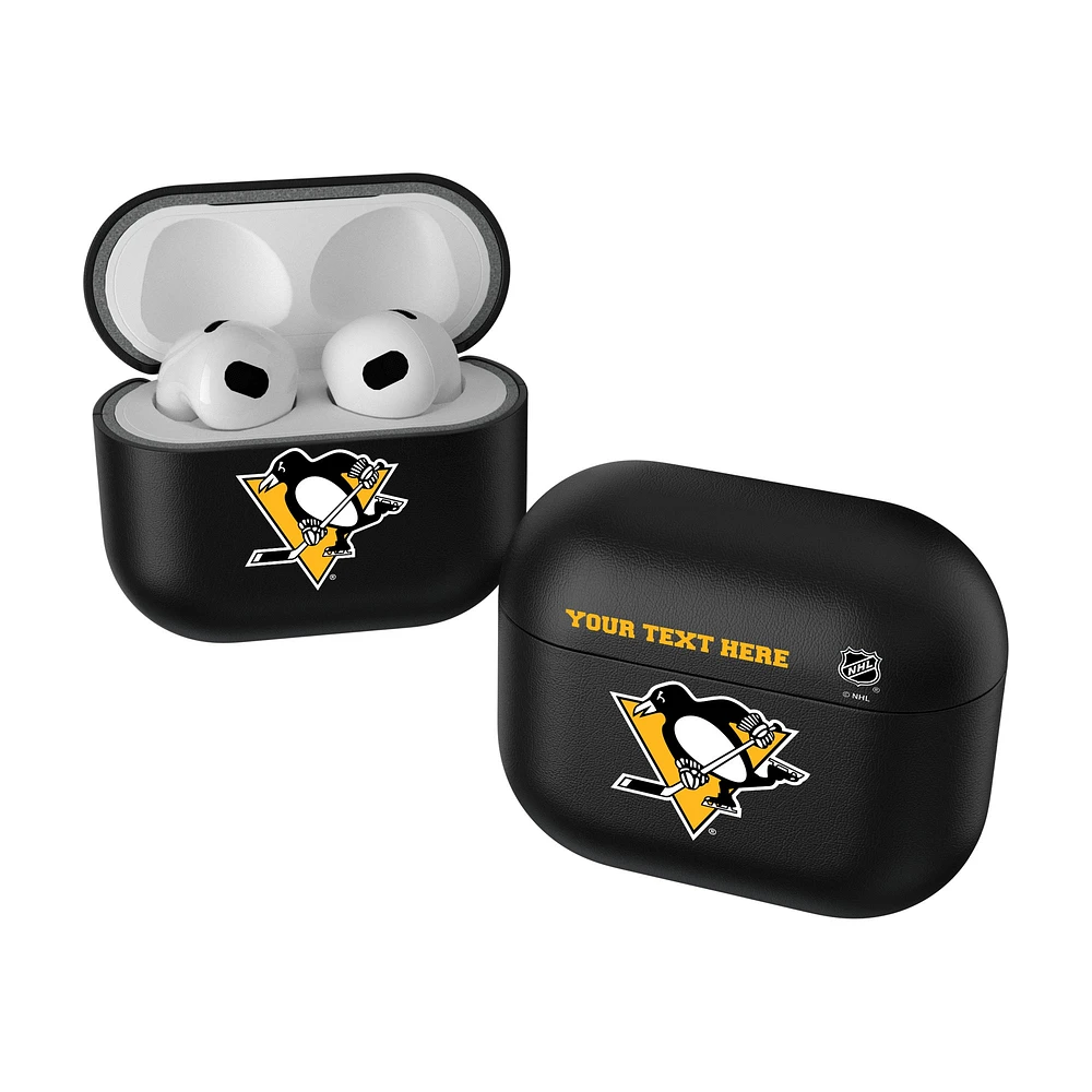 Keyscaper Pittsburgh Penguins Personalized Insignia 1st Gen AirPods Pro Case Cover