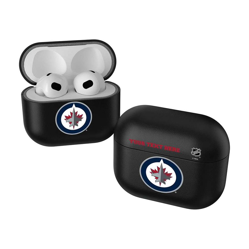 Keyscaper Winnipeg Jets Personalized Insignia 1st Gen AirPods Pro Case Cover