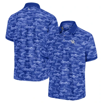 Men's Tommy Bahama Royal Kentucky Wildcats Sport Bay View IslandZone Polo