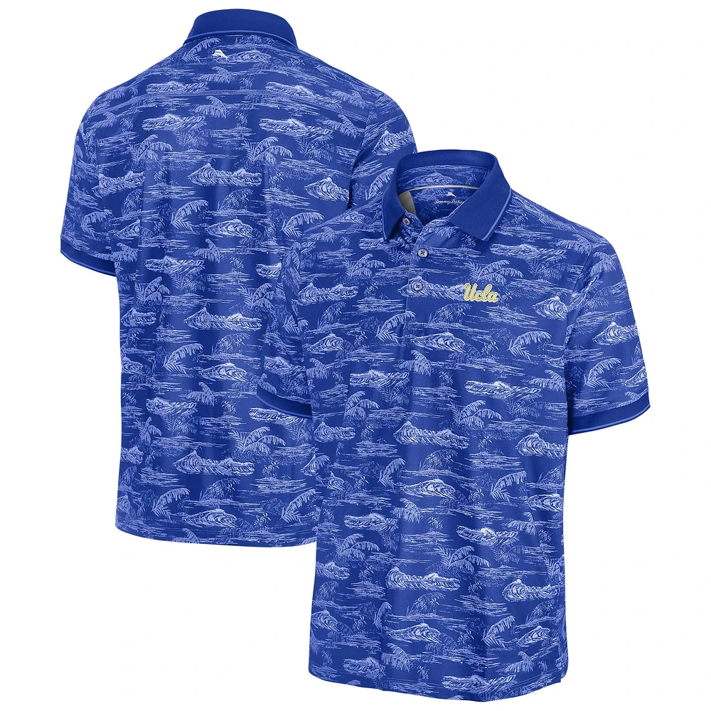 Men's Tommy Bahama Blue UCLA Bruins Sport Bay View IslandZone Polo