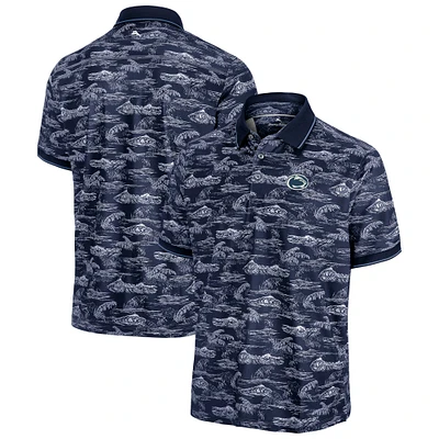 Men's Tommy Bahama Navy Penn State Nittany Lions Sport Bay View IslandZone Polo