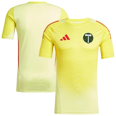 Men's adidas Yellow Portland Timbers 2025 Goalkeeper Jersey