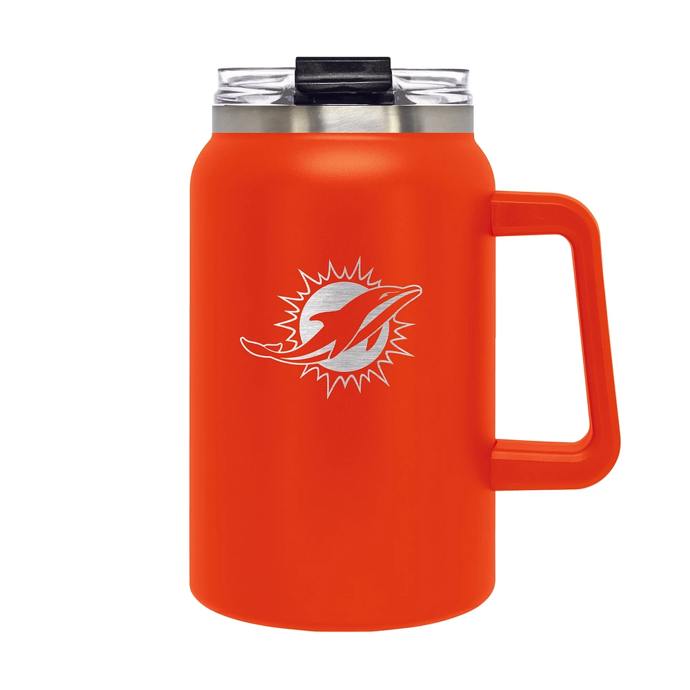 Miami Dolphins 50oz. Coach Insulated Tumbler Mug