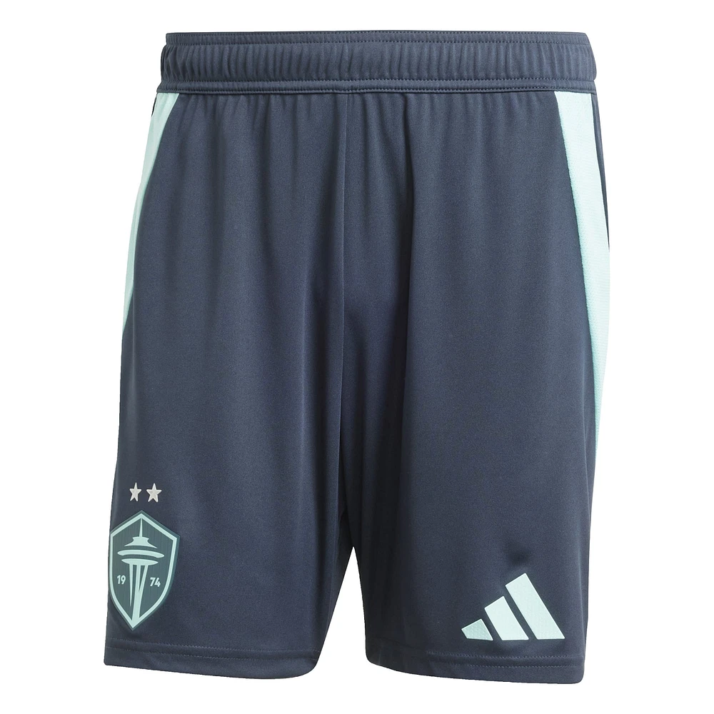 Men's adidas Blue Seattle Sounders FC Away 2025 The Salish Sea Kit Authentic Shorts