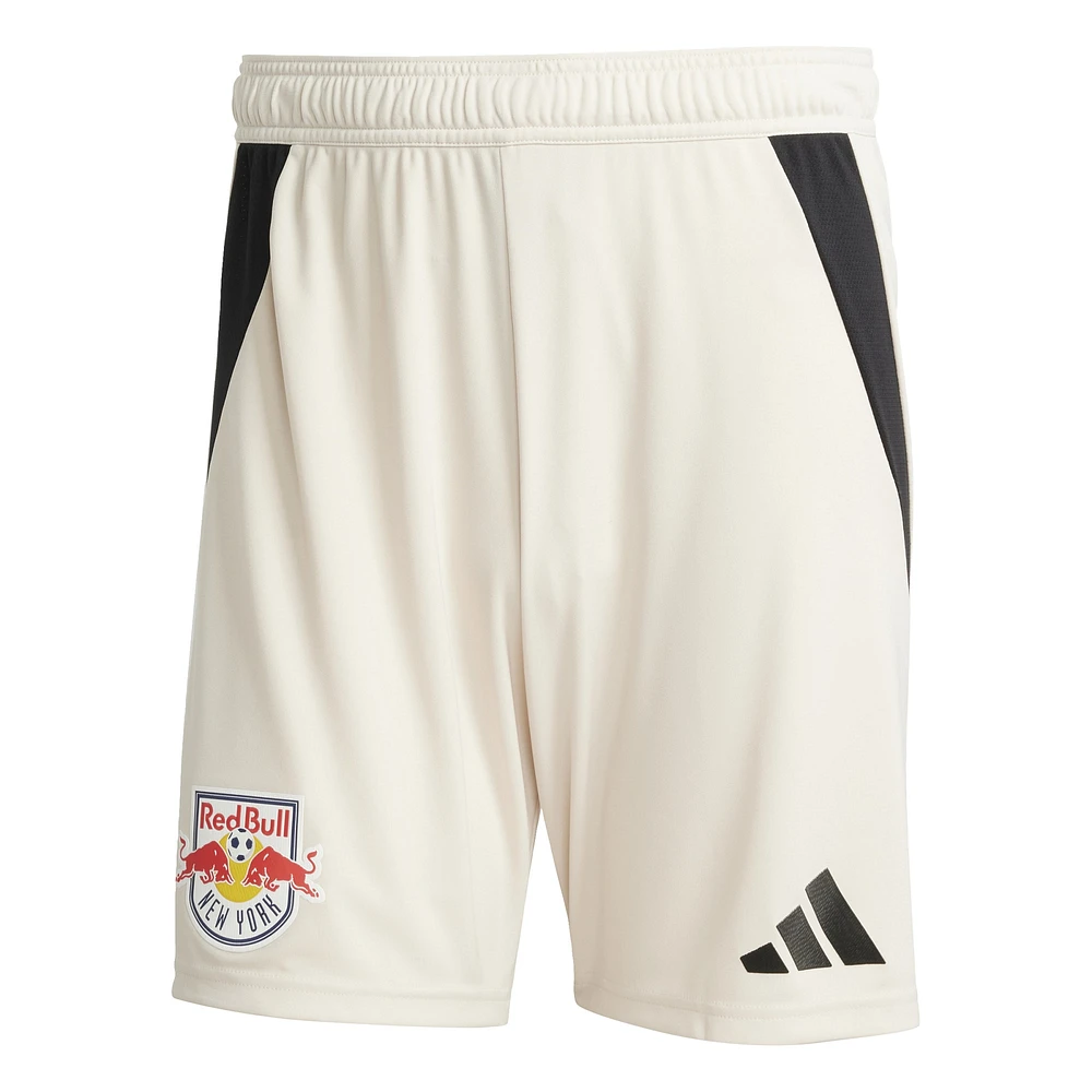 Men's adidas Tan New York Red Bulls Away 2025 Stone Kit Authentic Shorts