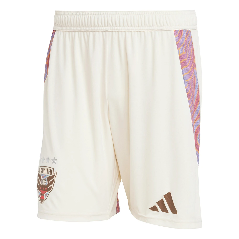Men's adidas Tan D.C. United Away 2025 The Soul Kit Authentic Shorts