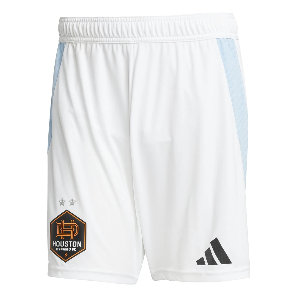 Men's adidas White Houston Dynamo FC Home 2025 Season 20 Authentic Shorts