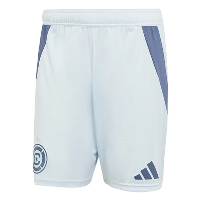 Men's adidas Light Blue Chicago Fire Away 2025 Municipal Device Kit Authentic Shorts