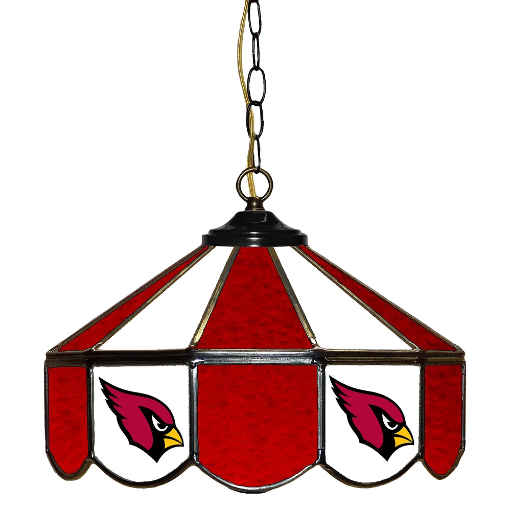 Arizona Cardinals 14" Team Logo Glass Pub Lamp