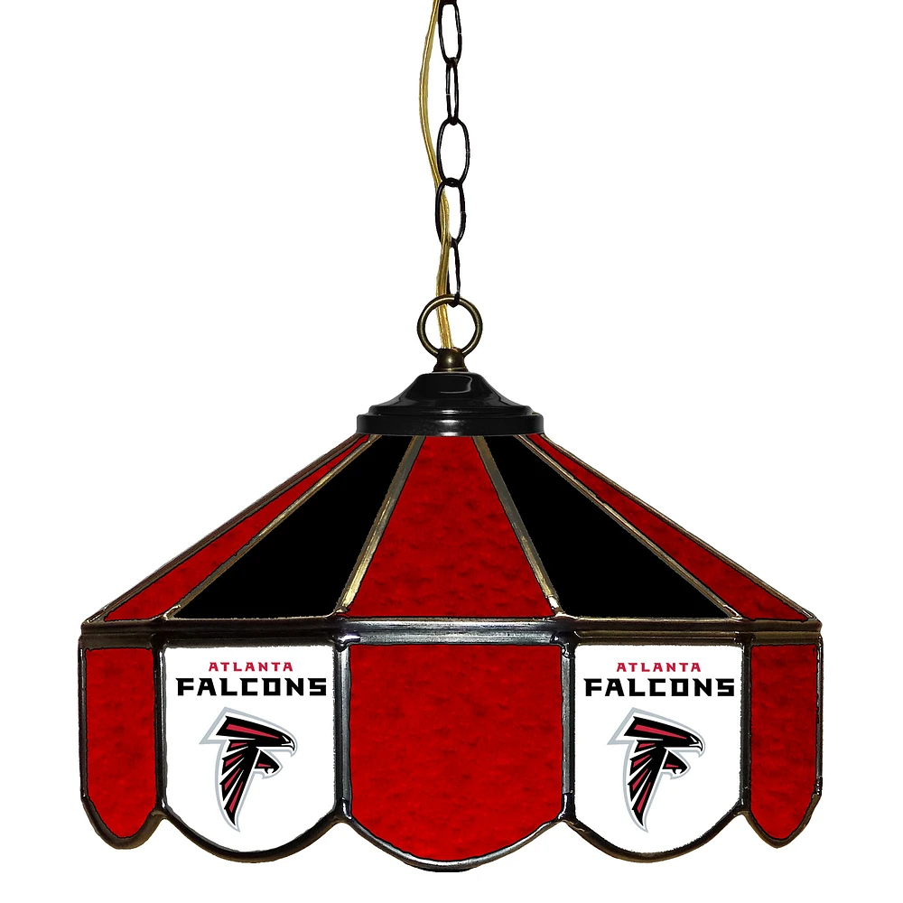 Atlanta Falcons 14" Team Logo Glass Pub Lamp