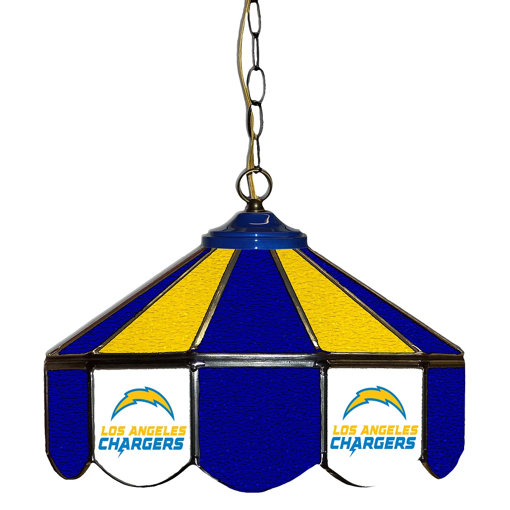 Los Angeles Chargers 14" Team Logo Glass Pub Lamp