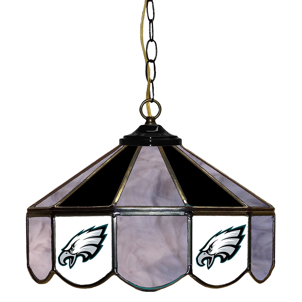 Philadelphia Eagles 14" Team Logo Glass Pub Lamp